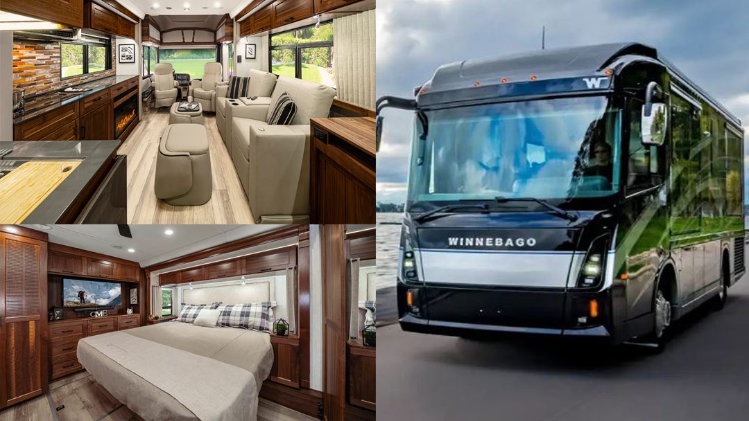 The Winnebago Journey. Sleek. Streamlined. Aerodynamic.