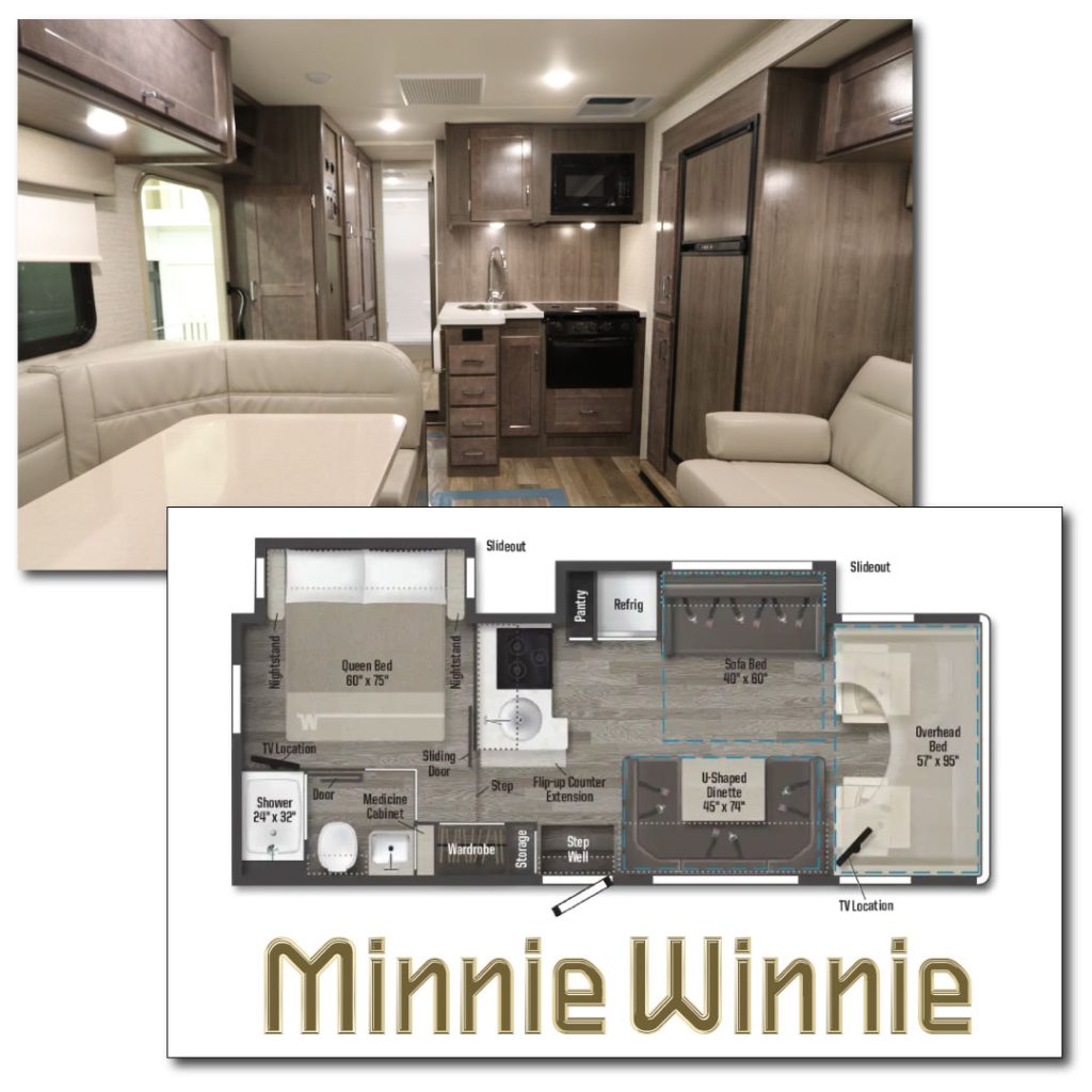 Minnie Winnie 26T Floorplan